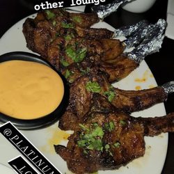 Platinum Hookah Lounge And Cafe - Lamb Chops gotta try.. can't get anywhere this flavor.