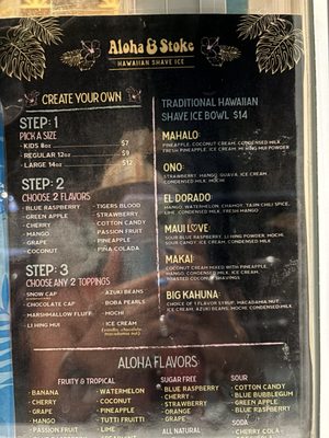 Menu photo 2 Aloha & Stoke West Palm Beach, FL Menu photo 2 Aloha & Stoke West Palm Beach, FL
