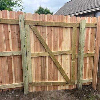 Avitex Construction - The new gate from inside! - Fences & Gates Near Me