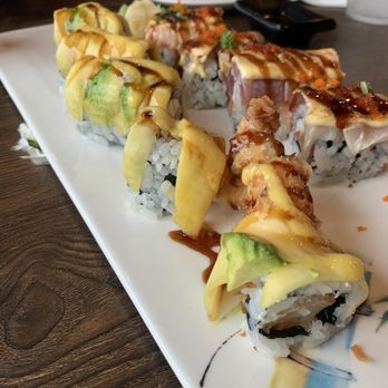 Hana - Hawaiian Roll and Banzai Roll roll - Sushi Bars Near Me - Gainesville, Florida Hana - Hawaiian Roll and Banzai Roll roll - Sushi Bars Near Me - Gainesville, Florida