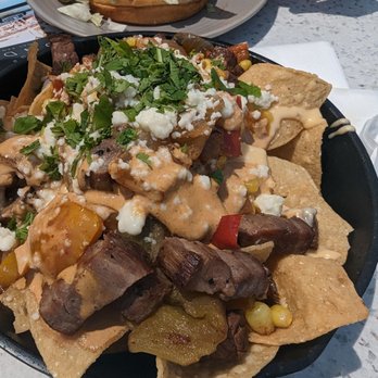 Ballast Point Brewing Long Beach - Nachos...it's not a mole sauce, it's cheese sauce - Breweries Near Me - Long Beach, California