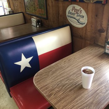 Mike's Real Pit Bar-B-Q - Proud to be Texan seating - Barbeque Near Me - Grand Prairie, Texas