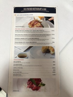 Menu photo 2 1931 Fischer Restaurant & Bar İstanbul, 34