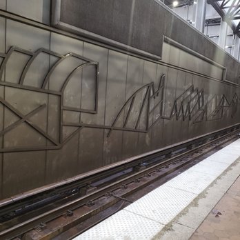 MARTA - Lenox Station - Wall sculpture - Train Stations Near Me - Atlanta, Georgia