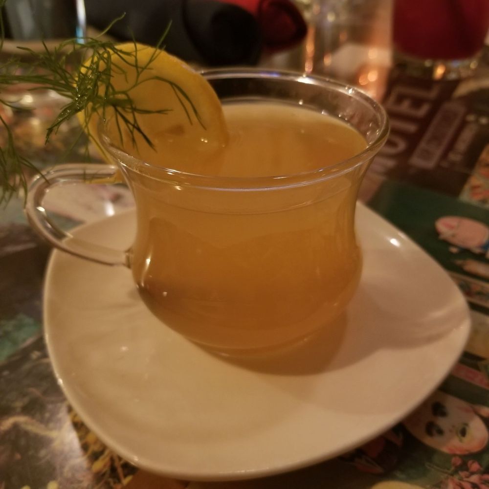 The Fiction Kitchen - This was the hit toddies special with a ginger syrup - Vegan Near Me - Raleigh, North Carolina The Fiction Kitchen - This was the hit toddies special with a ginger syrup - Vegan Near Me - Raleigh, North Carolina