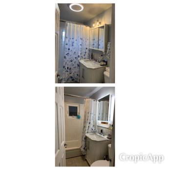 K Butler Electric - Bathroom (before and after). We took out the vanity light and installed an LED mirror. - Electricians Near Me - Benicia, California K Butler Electric - Bathroom (before and after). We took out the vanity light and installed an LED mirror. - Electricians Near Me - Benicia, California