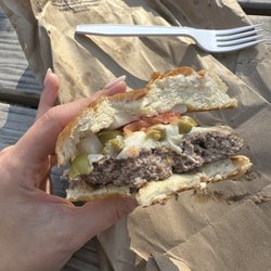 The Stone Oven - Olive burger