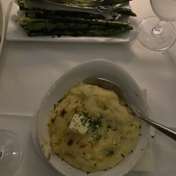Shanahan's Steakhouse - Grilled Asparagus and Roasted Garlic Mashed Potatoes - Steakhouses Near Me - Denver, Colorado Shanahan's Steakhouse - Grilled Asparagus and Roasted Garlic Mashed Potatoes - Steakhouses Near Me - Denver, Colorado