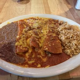 Beef Enchilada Plate Beef Enchilada Plate