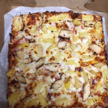Ledo Pizza - Chicken and pineapples soooo good. I forgot how good it was. - Pizza Near Me - Baltimore, Maryland