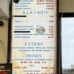 El Torito Restaurant & Meat Market - Menu