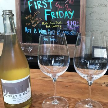 Donkey and Goat Winery - Sparkling white wine. So good!! - Wineries Near Me - Berkeley, California