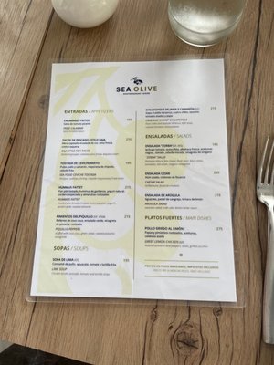 Menu photo 4 Sea Olive Playa del Carmen, ROO Menu photo 4 Sea Olive Playa del Carmen, ROO