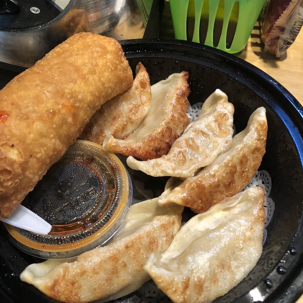 Lucky Fortune I - Pork eggroll- pan fried Gyoza - Japanese Near Me - Baldwin, New York Lucky Fortune I - Pork eggroll- pan fried Gyoza - Japanese Near Me - Baldwin, New York