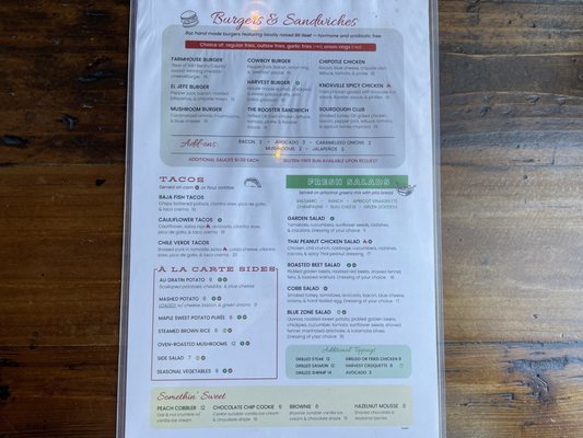 Menu photo 1 Running Rooster Hollister, CA