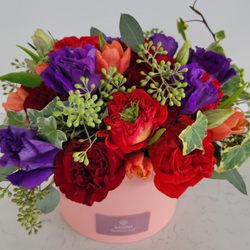 Maghali Floral - "You Are Loved" (A mixture of bright colors of blooms designed in a chic box)