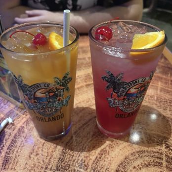 Rainforest Cafe - Panama Punch and Raspberry Rainfall - American Near Me - Lake Buena Vista, Florida