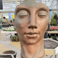 Arboretum: Your Home & Garden Heaven - Giant head sculpture!