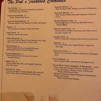 The Pub - Cocktails are on point! - Pubs Near Me - Pennsauken, New Jersey