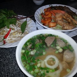 A selection of Pho and Bun.