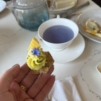 Malaya Tea Room - Potato snack on cracker - Tea Rooms Near Me - Alameda, California
