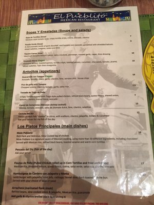 Menu photo 4 El Pueblito Bracebridge, ON Menu photo 4 El Pueblito Bracebridge, ON