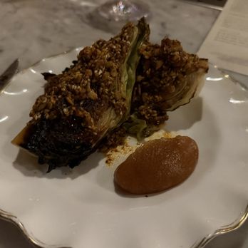 Pasjoli - Grilled cabbage - French Near Me - Santa Monica, California Pasjoli - Grilled cabbage - French Near Me - Santa Monica, California