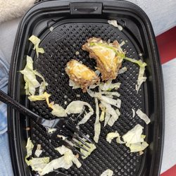 McDonald's - What's left of my double cheese burger :)