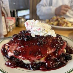 Carol's Restaurant - Mixed berry pancakes