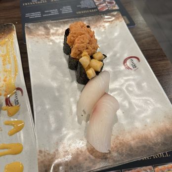 Itacho Sushi - Spicy Tuna Sushi + Spicy Scallop Sushi + Yellowtail Sushi - Japanese Near Me - San Diego, California Itacho Sushi - Spicy Tuna Sushi + Spicy Scallop Sushi + Yellowtail Sushi - Japanese Near Me - San Diego, California