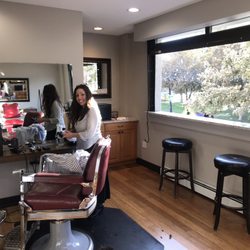 Carla’s Barbershop - Carla with the roll up window open!