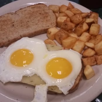 Clary's Cafe - Georgian - rye toast eggs your choice, potatoes. - Breakfast & Brunch Near Me - Savannah, Georgia
