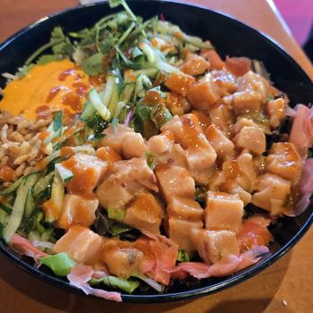 Pei Wei Asian Kitchen - Salmon Poke Bowl - Chinese Near Me - El Paso, Texas Pei Wei Asian Kitchen - Salmon Poke Bowl - Chinese Near Me - El Paso, Texas