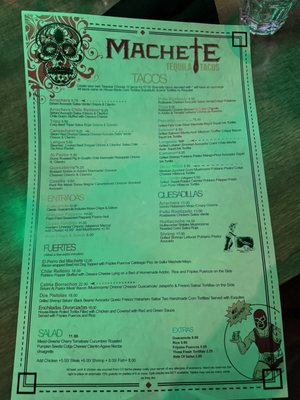 Menu photo 1 Machete Tequila + Tacos Denver, CO Menu photo 1 Machete Tequila + Tacos Denver, CO