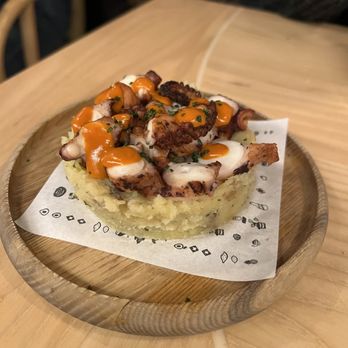 Madrina Bar y Tapas - Smoked octopus with potatoes - Tapas Bars Near Me - Toronto, Ontario