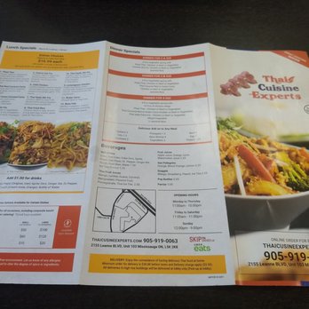 Thai Cuisine Experts - Menu - Thai Near Me - Mississauga, Ontario