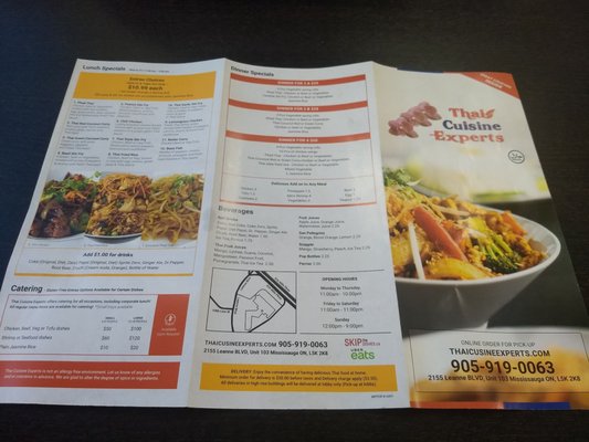 Menu photo 1 Thai Cuisine Experts Mississauga, ON