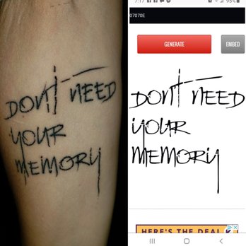 Heavy Metal Tattoo & Piercing - What I got vs what it was supposed to be, there are even extra line - Tattoo Near Me - Morganton, North Carolina Heavy Metal Tattoo & Piercing - What I got vs what it was supposed to be, there are even extra line - Tattoo Near Me - Morganton, North Carolina