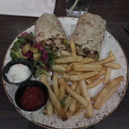 Chicken gyro wrap Chicken gyro wrap