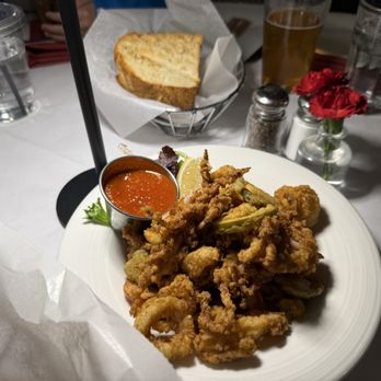 Red Stripe - Calamari Ala Mama - Breakfast & Brunch Near Me - Providence, Rhode Island
