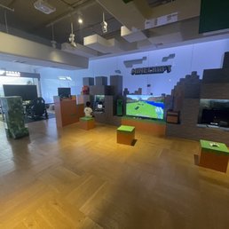 Microsoft's Minecraft playing area!