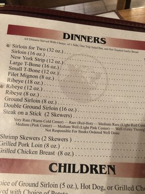 Menu photo 5 Russell's Beef House Restaurant Corinth, MS