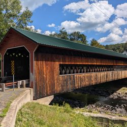 Gilbertville Covered Bridge - The Ware-Hardwick Covered Bridge, aka Gilbertville Covered Bridge, Gilbertville