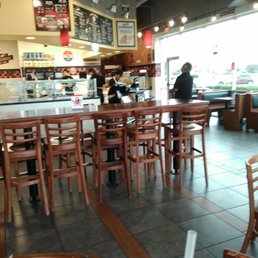 the interior of a restaurant