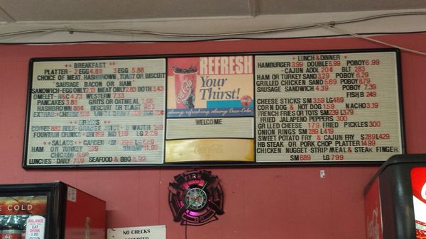 Menu photo 1 Firehouse Cafe Crowley, LA