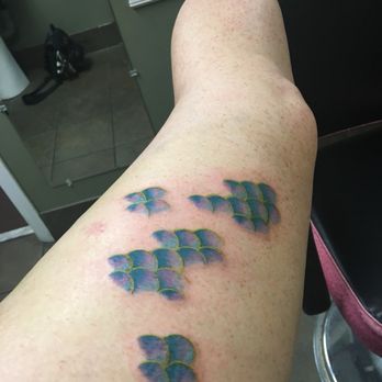 Excalibur Tattoo - Mermaid scales - Tattoo Near Me - Augusta, Georgia
