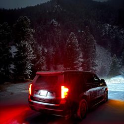 Black Bird Limousine - Driving the Montana winter roads