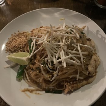 Monsoon Siam - Pad Thai with chicken - Thai Near Me - Charlottesville, Virginia Monsoon Siam - Pad Thai with chicken - Thai Near Me - Charlottesville, Virginia