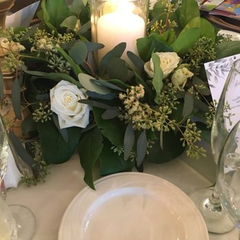 Chic Flowers and Events - Our guests loved our wreath centerpieces! - Florists Near Me - Carlsbad, California