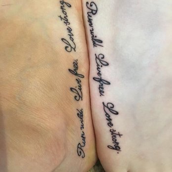 Alan's Cool Ink - matching foot tattoos - Tattoo Near Me - Destin, Florida